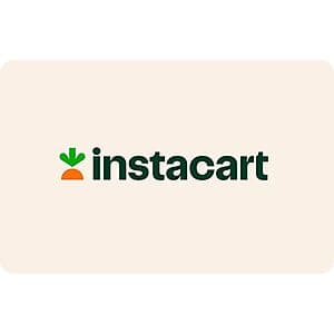 Amazon Gift Card Sale: $100 Instacart eGift Card $85, $100 Uber eGift Card + $10 Amazon Credit $100, $50 Google eGift Card + $5 Amazon Credit $50 & More via Amazon