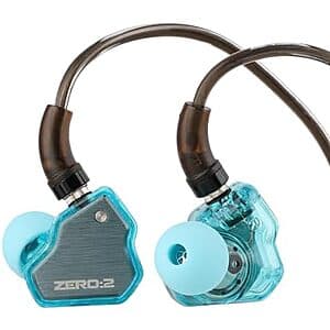 Linsoul 7Hz x Crinacle Zero:2 10mm Wired In-Earbuds (Various) from $20