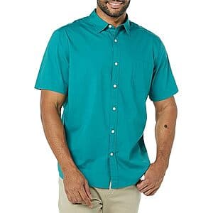 Men's Amazon Essentials Short Sleeve Shirt (various) from $5.70