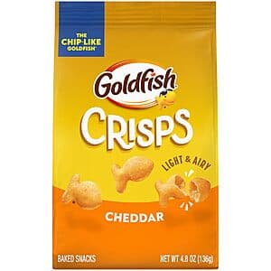4.8-Oz Goldfish Crisp Crackers (Cheddar, Sour Cream & Onion or White Cheddar) $1.80 w/ S&S