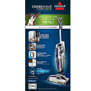 Bissell CrossWave Turbo Pet Multi-Surface Corded Electric Wet/Dry Vacuum Cleaner $109 + Free S&H