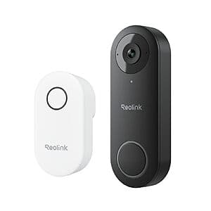 Reolink Smart 2K+ Plug-in Wi-Fi Video Doorbell w/ Chime $90 & More + Free S&H