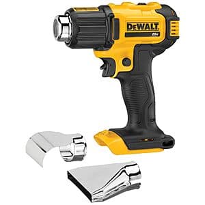 DEWALT 20V MAX Heat Gun w/ Flat & Hook Nozzle Attachments (Tool Only) $99.15 + Free S&H
