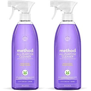 2-Pack 28-oz Method All-Purpose Cleaner Spray (French Lavender) $5 w/ S&S