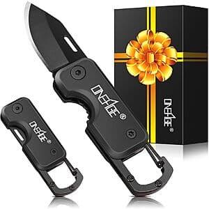 ONEAGE Folding Liner Lock 1.56" Blade Keychain Pocket Knife $3.50