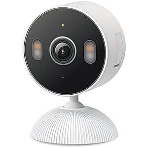 Tapo 2K Indoor/Outdoor Wi-Fi Wired Motion Security Camera $20