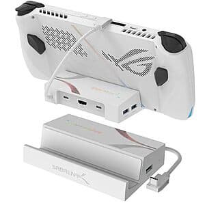 Sabrent 6-Port Docking Station for Asus ROG Ally (White) $20