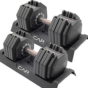 55-lbs CAP Barbell Adjustabell Hex Dumbbell Weights (Pair) $210 + Free S&H