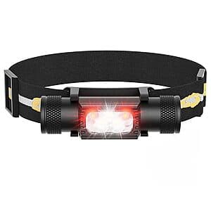 Sofirn H05B 1200 Lumens Bright Red Rechargeable Headlamp $16.80
