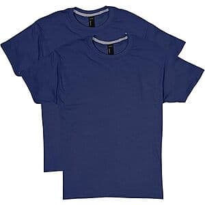 2-Pack Hanes Men's X-Temp Performance T-Shirts (Navy, Select Sizes) $6.30