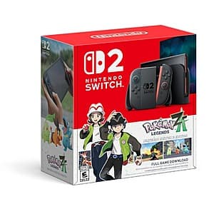 Nintendo Switch 2 + Pokémon Legends: Z-A Nintendo Switch 2 Edition Bundle $425 + Free Shipping