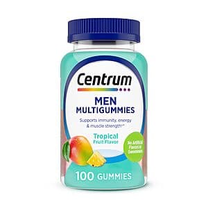 Select Accounts: 100-Count Centrum Men's or Women's Multivitamin Gummies $2.65 w/ Subscribe & Save