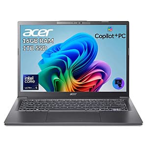 (Refurb) Acer Aspire 14 AI: 14" FHD+ IPS Touch, Intel Ultra 5 226V, 16GB LPDDR5, 1TB SSD $356 + Free Shipping & More