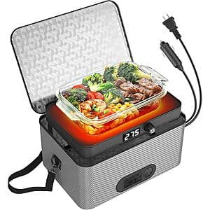 ROTTOGOON Portable 12V/24V 120V/240V Food Warmer Oven (up to 275f) from $18