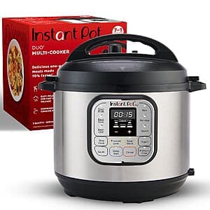 Prime Members: 3-Quart Instant Pot Duo 7-in-1 Mini Electric Pressure Cooker $45 + Free Shipping