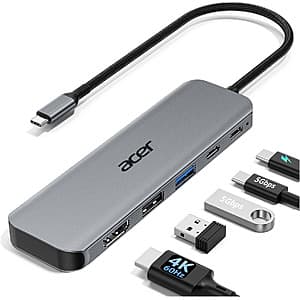Prime Members: Acer 5-in-1 USB C to HDMI Adapter $12