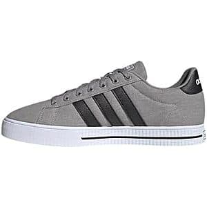 adidas Men's Daily 3.0 Casual Skate-Inspired Sneakers (Dove Grey/Black/White) $26
