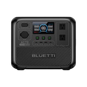 768Wh BLUETTI AC70 1000W LiFePO4 Solar Portable Power Station $229.30 + Free Shipping