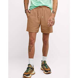 Hanes Men's & Women's Explorer: 6" French Terry Shorts or Long Sleeve Graphic T-Shirt $5 & More