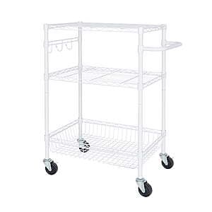 Hyper Tough 3-Tier Multipurpose Rolling Cart $18.25 + Free S&H