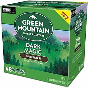 48-ct Green Mountain Coffee Dark Magic Extra-Bold Coffee K-Cup Pods (Dark Roast) 4 for $49.25 + Free Shipping