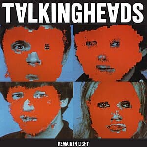 Talking Heads "Remain In Light" album cover on 180g vinyl LP with album artwork visible.
