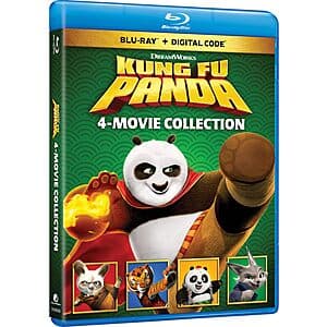 Kung Fu Panda: 4-Movie Collection (Blu-ray + Digital HD) $22.50