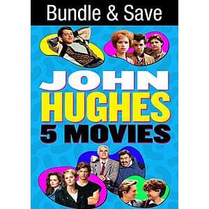 5-Movie John Hughes Collection (Digital 4K/HD Films) $9