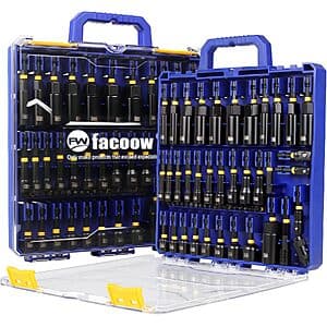 55-pc Facoow Magnetic Impact Nut Driver Set $27.90