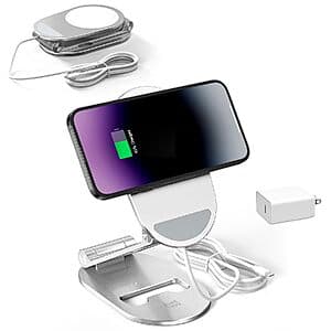 Minthouz Foldable Magnetic Wireless Charger w/ 20W Adapter $9
