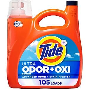 148-fl-oz Tide Ultra Odor Defense Plus Oxi Liquid Laundry Detergent 4 for $56.45 w/ S&S + Free S&H
