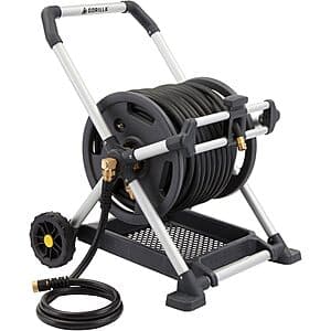 Gorilla Aluminum Zero-Rust Mobile Hose Reels: 150' $99, 200' $114, 225' $129 + Free Shipping