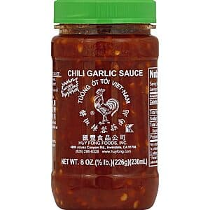 8-Oz Huy Fong Chili Garlic Sauce $2