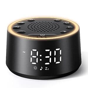 Dreamegg D1 Nova White Noise Sound Machine (Black) $13
