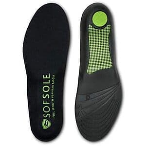 Sof Sole Unisex-Adult Plantar Fascia Support Full-Length Gel Shoe Insert $13.05 w/ Subscribe & Save