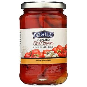 12-Oz DeLallo Red Roasted Garlic Peppers $2.85