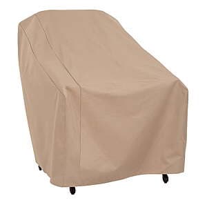 Modern Leisure Basics Rectangle Patio Chair Cover (Khaki, 33" x 34" x 31") $4.45