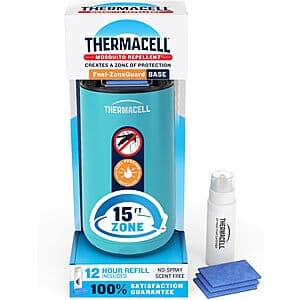 Thermacell Mosquito Repeller Patio Shield w/ 12-Hour Fuel Cartridge + 3 Mats $6.70