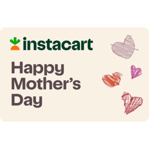 Instacart eGift Cards: Purchase $50+ Digital Gift Card (Up to $20 Off) 10% Off (Valid thru 5/11)