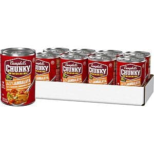 8-Pk 16.1-Oz Campbell's Chunky Soup (Jazzy Jambalaya w/ Chicken, Sausage & Ham) $8.55 w/ Subscribe & Save