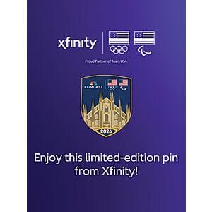 Select Xfinity Customers: Get a Olympic Winter Games Milano Cortina 2026 Pin Free + Free Shipping