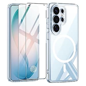 Prime Members: Silicone Case for Samsung Galaxy S26 Ultra + 2x Screen Protector $2.50 + Free S/H