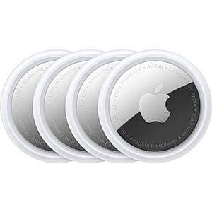 4-Pk Apple AirTag Bluetooth Tracking Devices (1st Gen) $57 + Free S&H