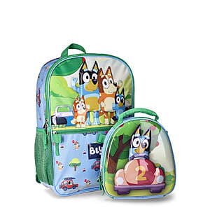Bluey Family Trip Kids 17" Laptop Backpack + Lunch Bag $11.50 + Free Pickup