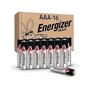 16-Pk Energizer Max AAA Alkaline Batteries $7 + Free S&H w/ Amazon Prime