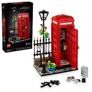 1460-Piece LEGO Ideas Red London Telephone Box Model $79 + Free Shipping