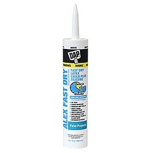 10.1-Oz DAP Alex Fast Dry Acrylic Latex Caulk (White) $3