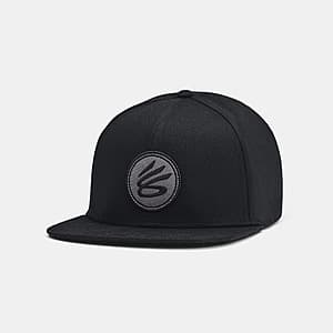 Under Armour Men's Curry Flat Brim Snapback Cap (Black) $12.50 + Free S&H