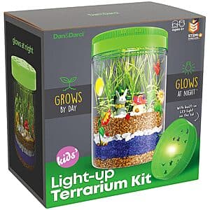 Dan&Darci Light-Up Educational DIY Terrarium Kit for Kids $12.35