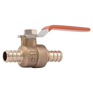 SharkBite 1/2" x 1/2" Brass Crimp Ball Valve $3.70-